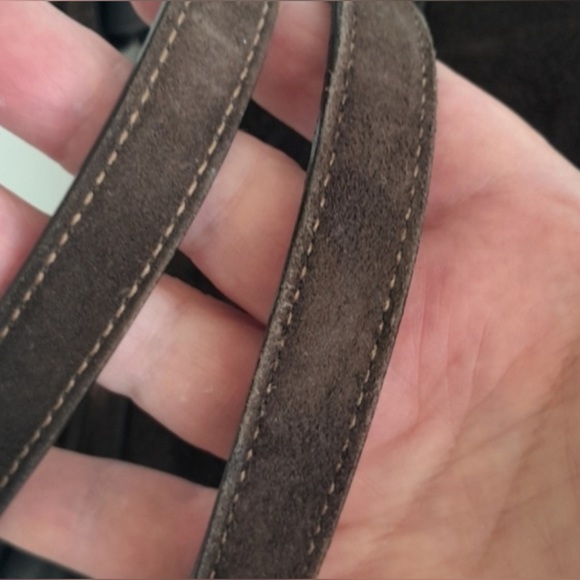 Coach 10442 Suede Tote Shoulder Handbag - Picture 7 of 12